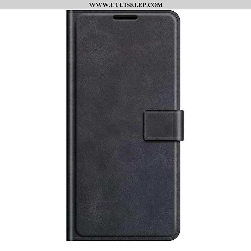 Etui Folio do iPhone 13 Pro Max Smukły Ekstremalny Efekt Skóry